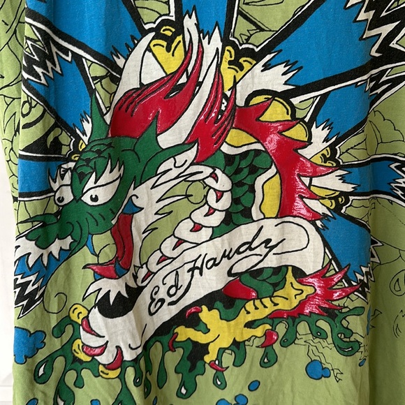 Ed Hardy by Christian audigier size large top - Picture 2 of 4